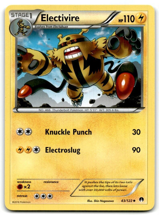 2016 XY - BREAKpoint Electivire Stage 1/Uncommon #43