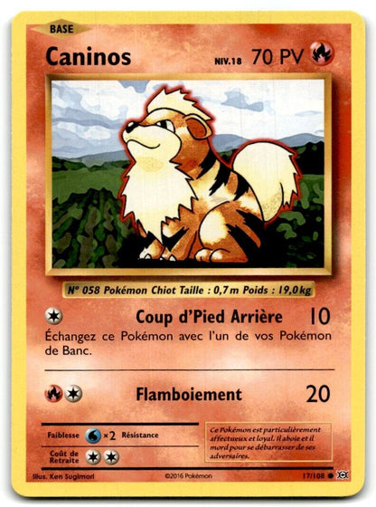 2016 XY - Evolutions Growlithe Basic/Common #17