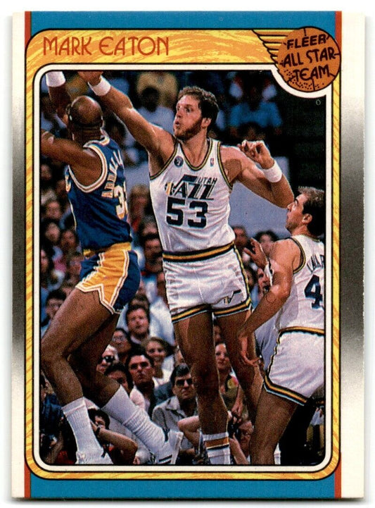 1988-89 Fleer Mark Eaton Utah Jazz #131