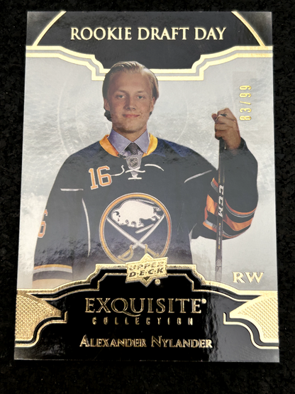 2017 Black Diamond Exquisite Draft Day /99 Alexander Nylander #RDD-AN Rookie RC