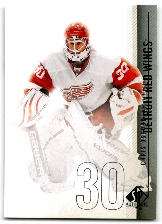 2010-11 SP Authentic Chris Osgood Detroit Red Wings #56