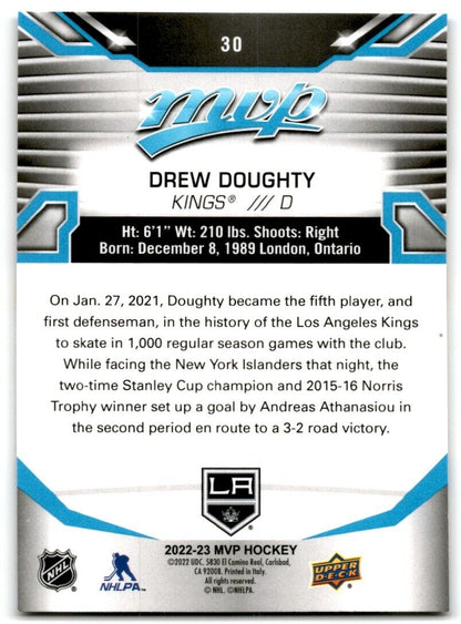 2022-23 Upper Deck MVP Drew Doughty Los Angeles Kings #30