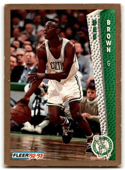 1992-93 Fleer Drake's Dee Brown Boston Celtics #4