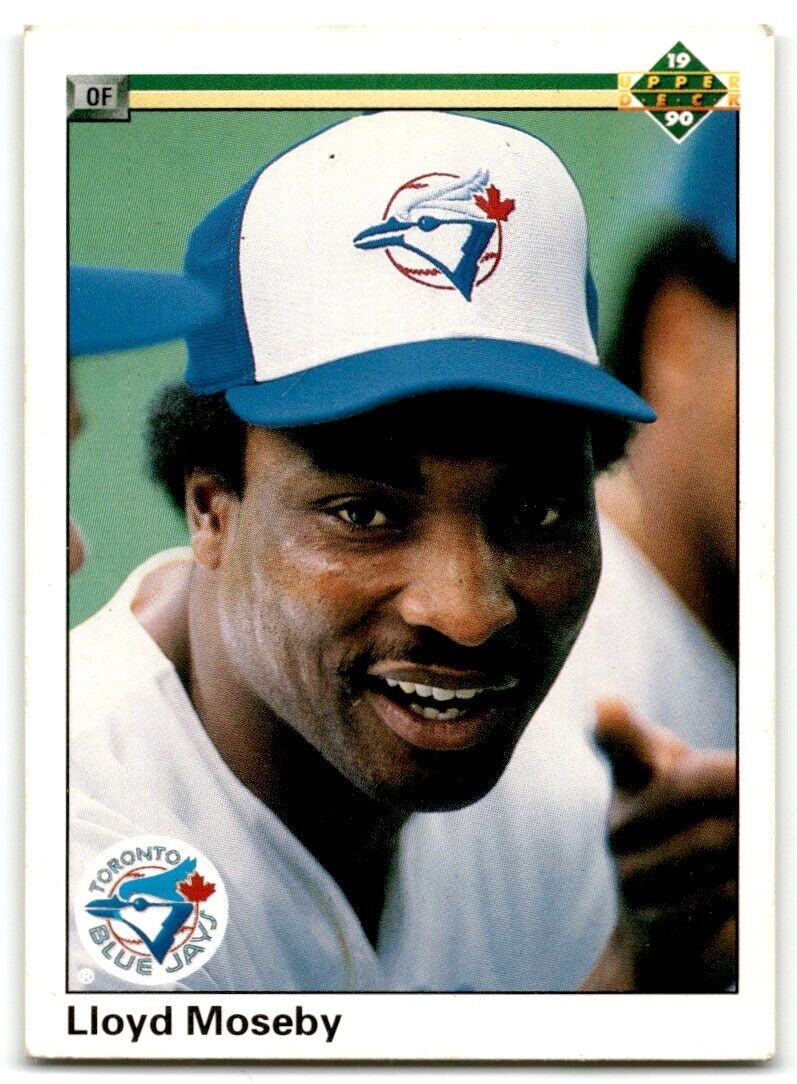 1990 Upper Deck Lloyd Moseby Toronto Blue Jays #421