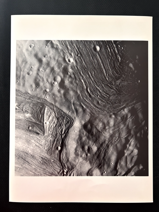 NASA Jet Propulsion Laboratory - Miranda's Terrain litho