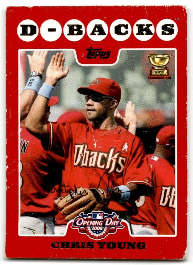 2008 Topps Opening Day Chris Young Arizona Diamondbacks #189