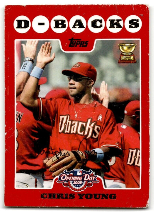 2008 Topps Opening Day Chris Young Arizona Diamondbacks #189