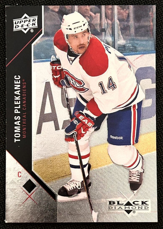 2011-12 Upper Deck Black Diamond Tomas Plekanec Montreal Canadiens #54