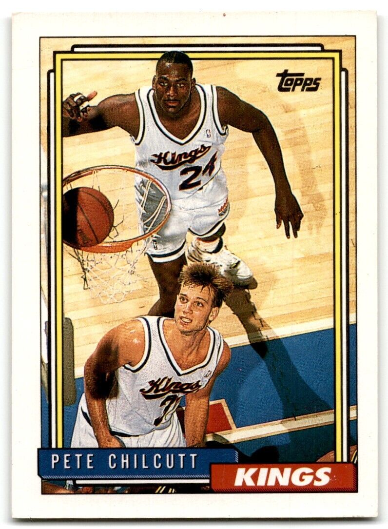 1992-93 Topps Pete Chilcutt Sacramento Kings #38