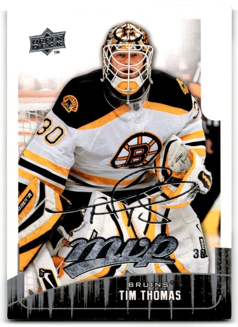 2009-10 Upper Deck MVP Tim Thomas Boston Bruins #269