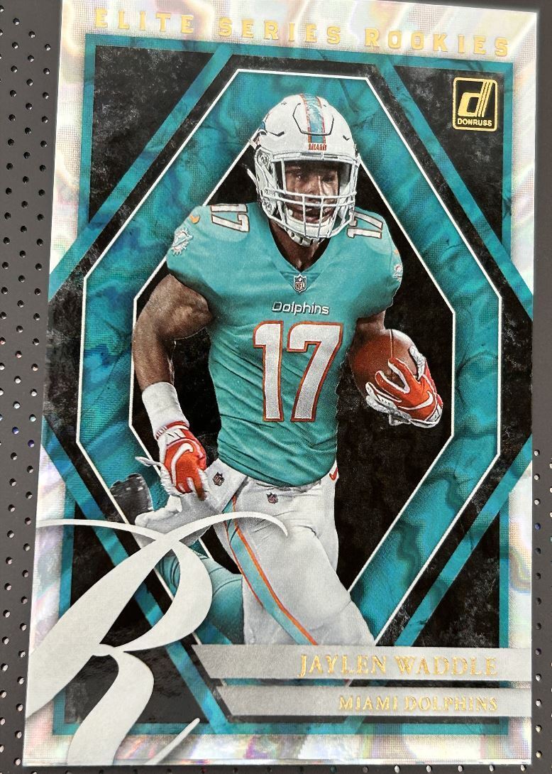 2021 Donruss Jaylen Waddle Miami Dolphins #ESR-JWA