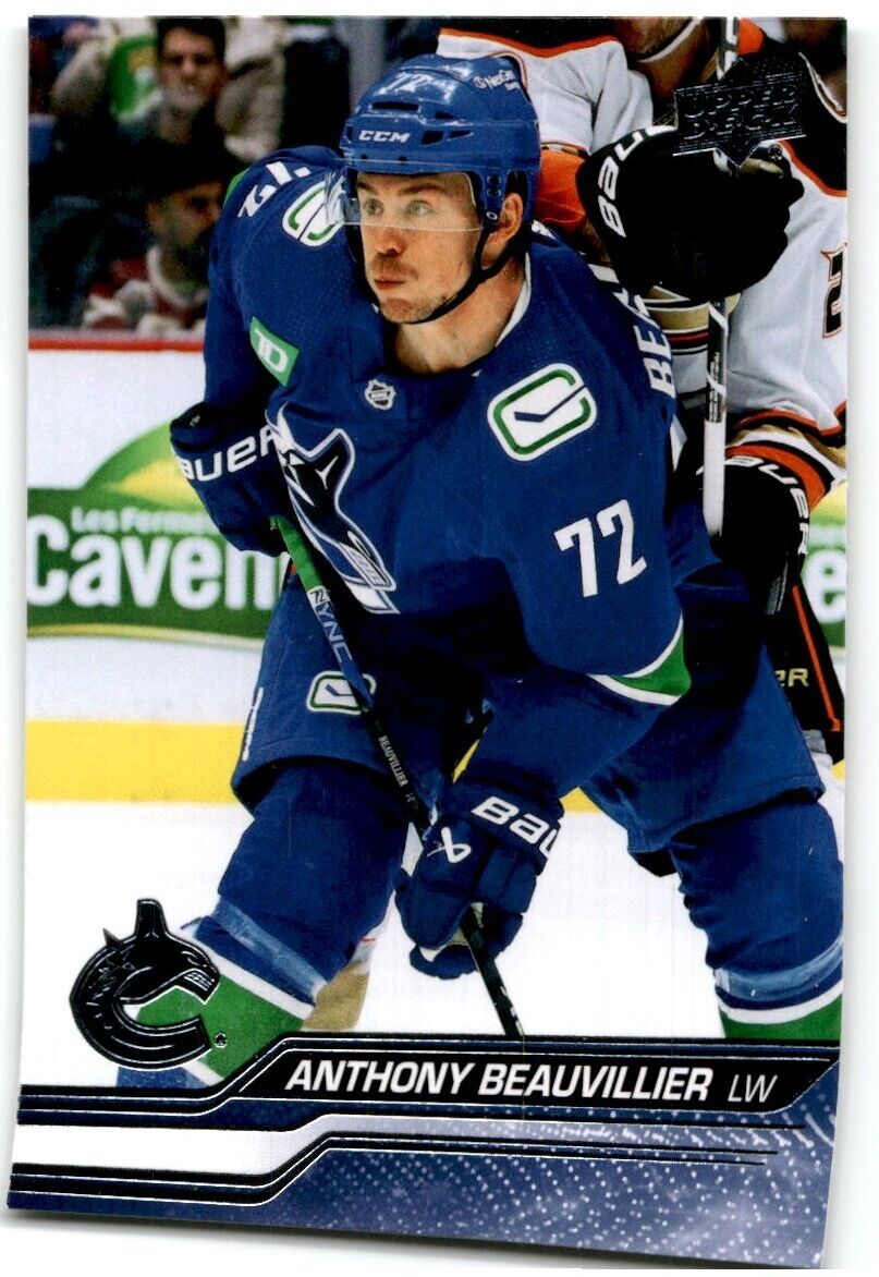 2023-24 Upper Deck Anthony Beauvillier Vancouver Canucks #175