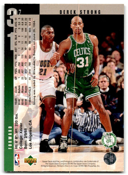 1994-95 Upper Deck Derek Strong Boston Celtics #347