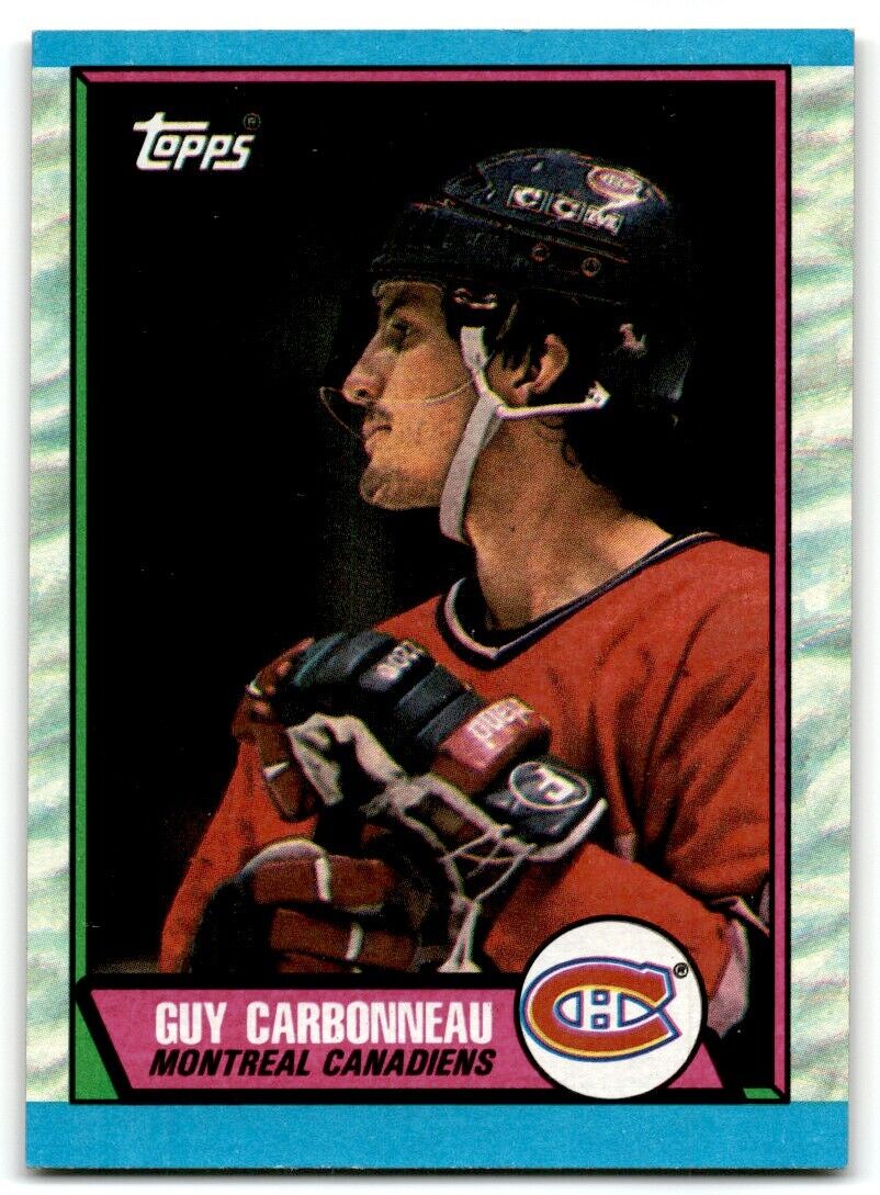 1989-90 Topps Guy Carbonneau Montreal Canadiens #53