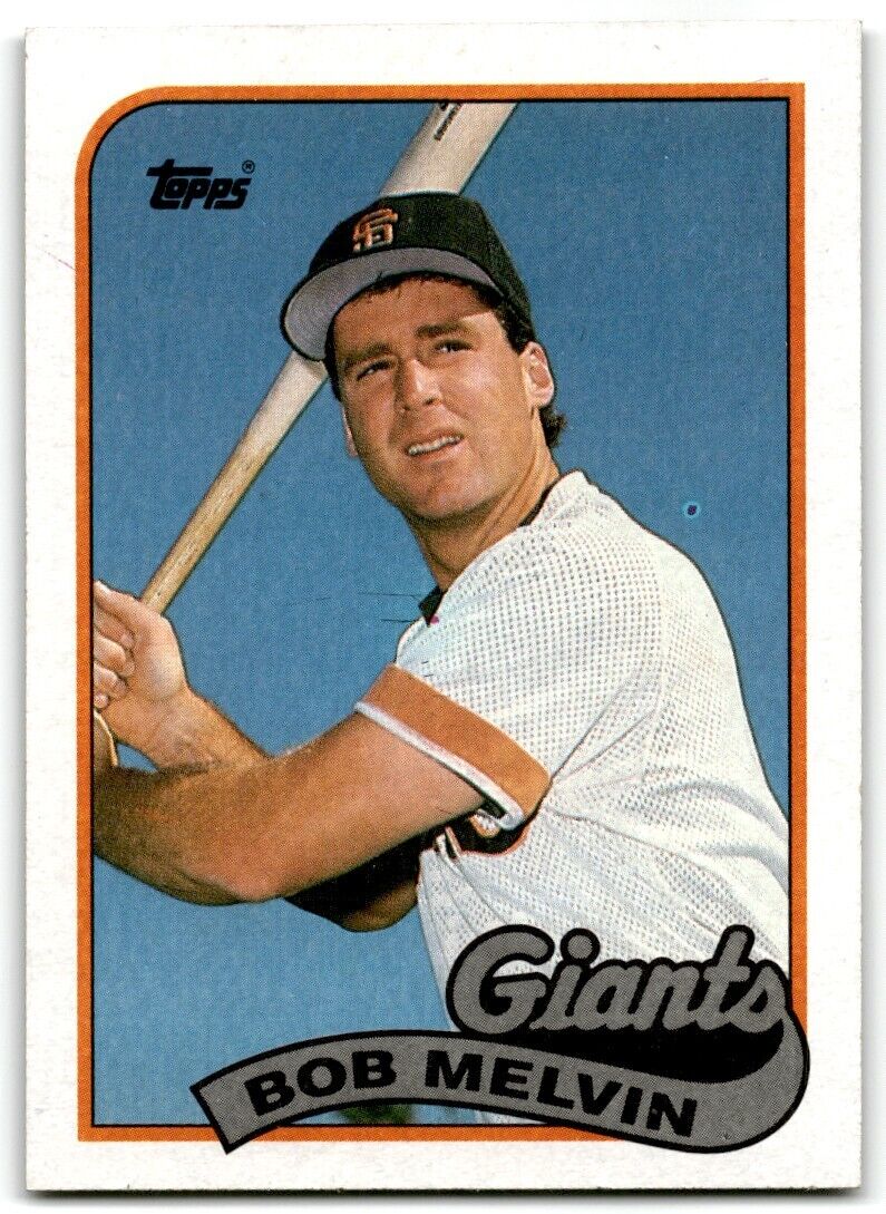 1989 Topps Bob Melvin San Francisco Giants #329