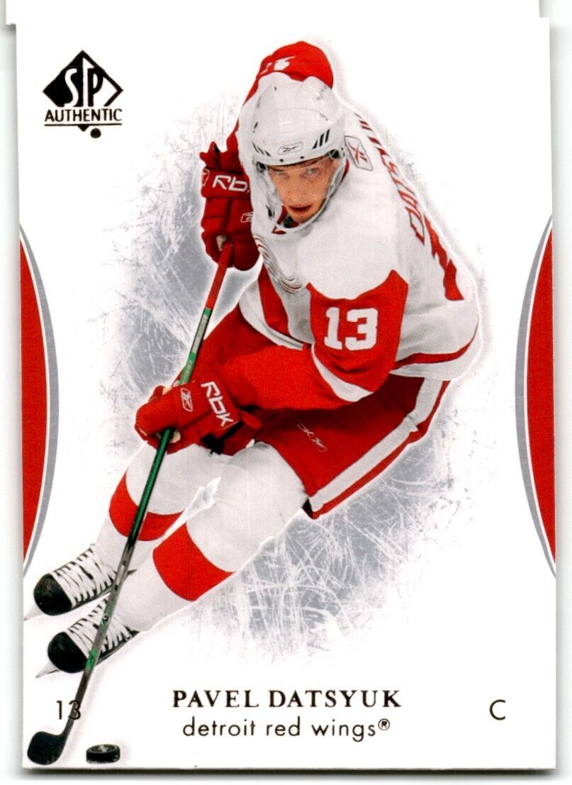 2007-08 SP Authentic Pavel Datsyuk Detroit Red Wings #97