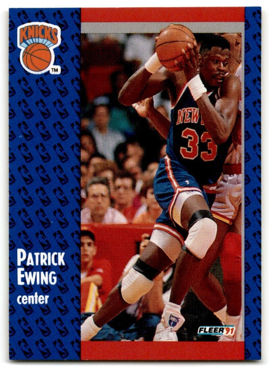 1991-92 Fleer Patrick Ewing New York Knicks #136