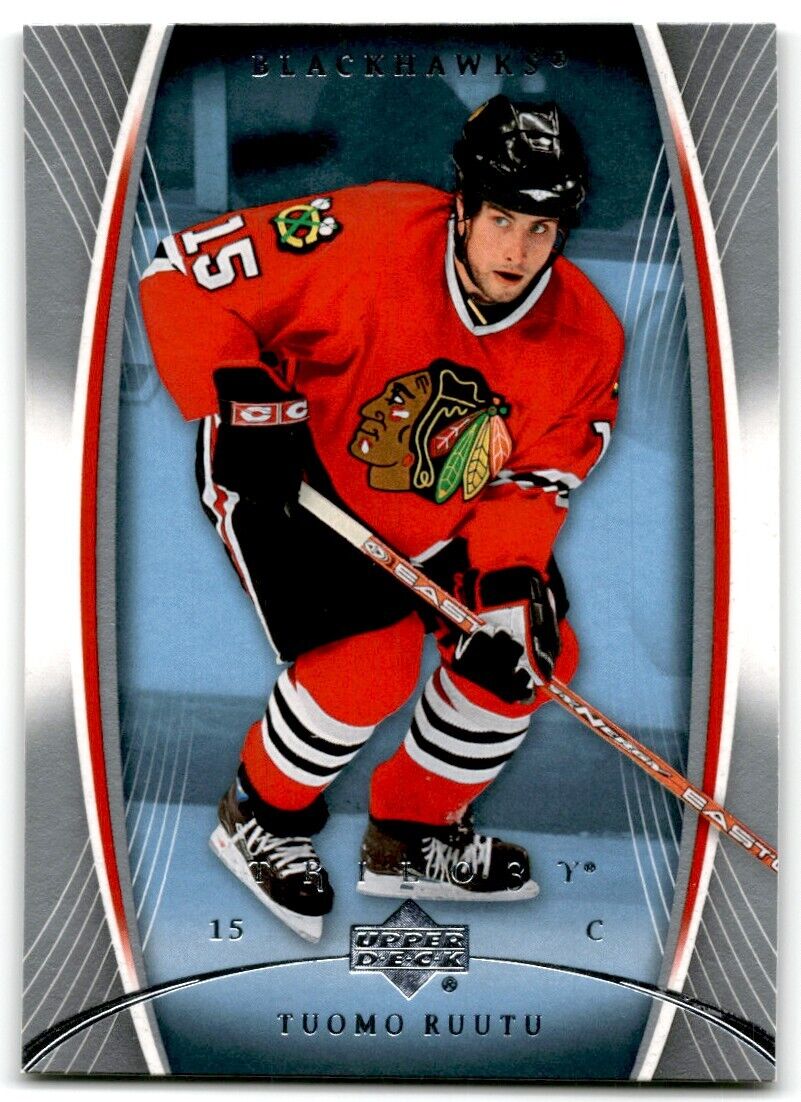 2007-08 Upper Deck Trilogy Tuomo Ruutu Chicago Blackhawks #24