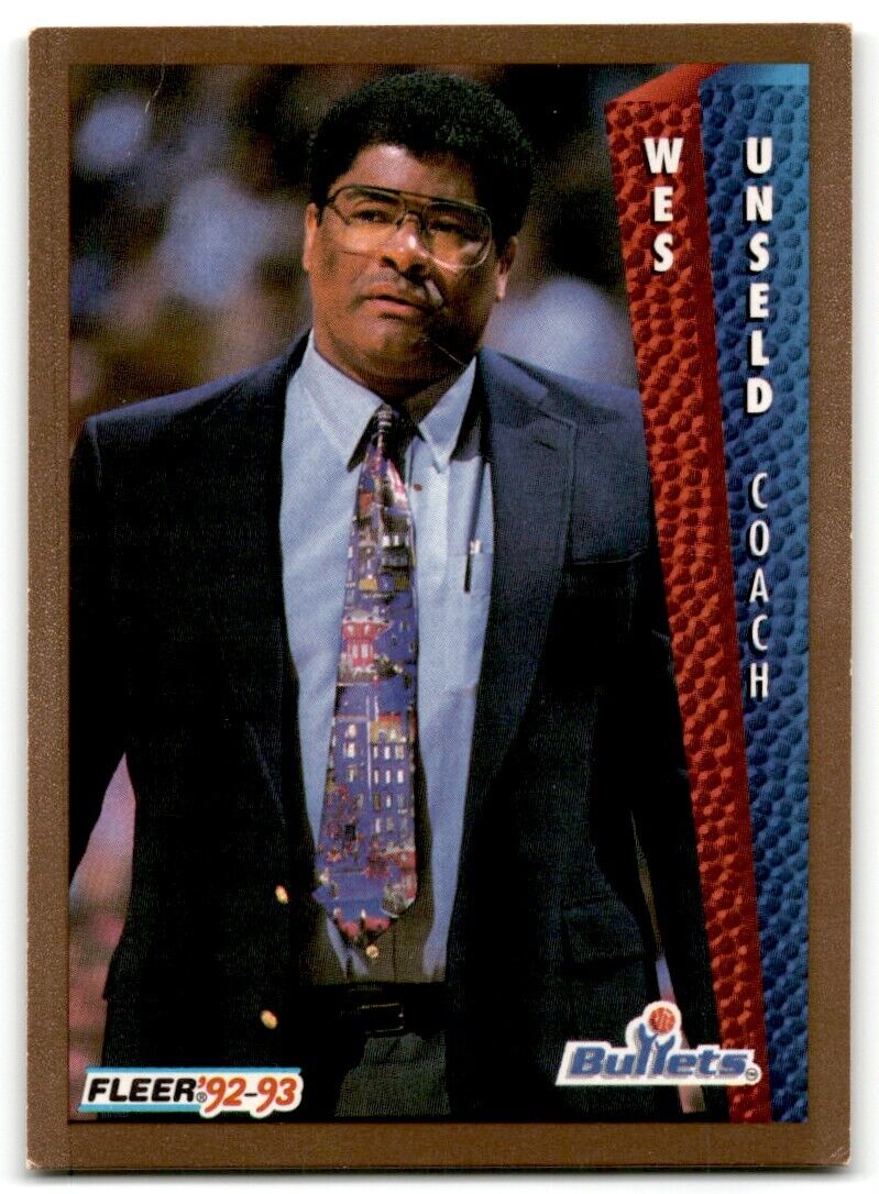 1992-93 Fleer Wes Unseld Washington Bullets #236