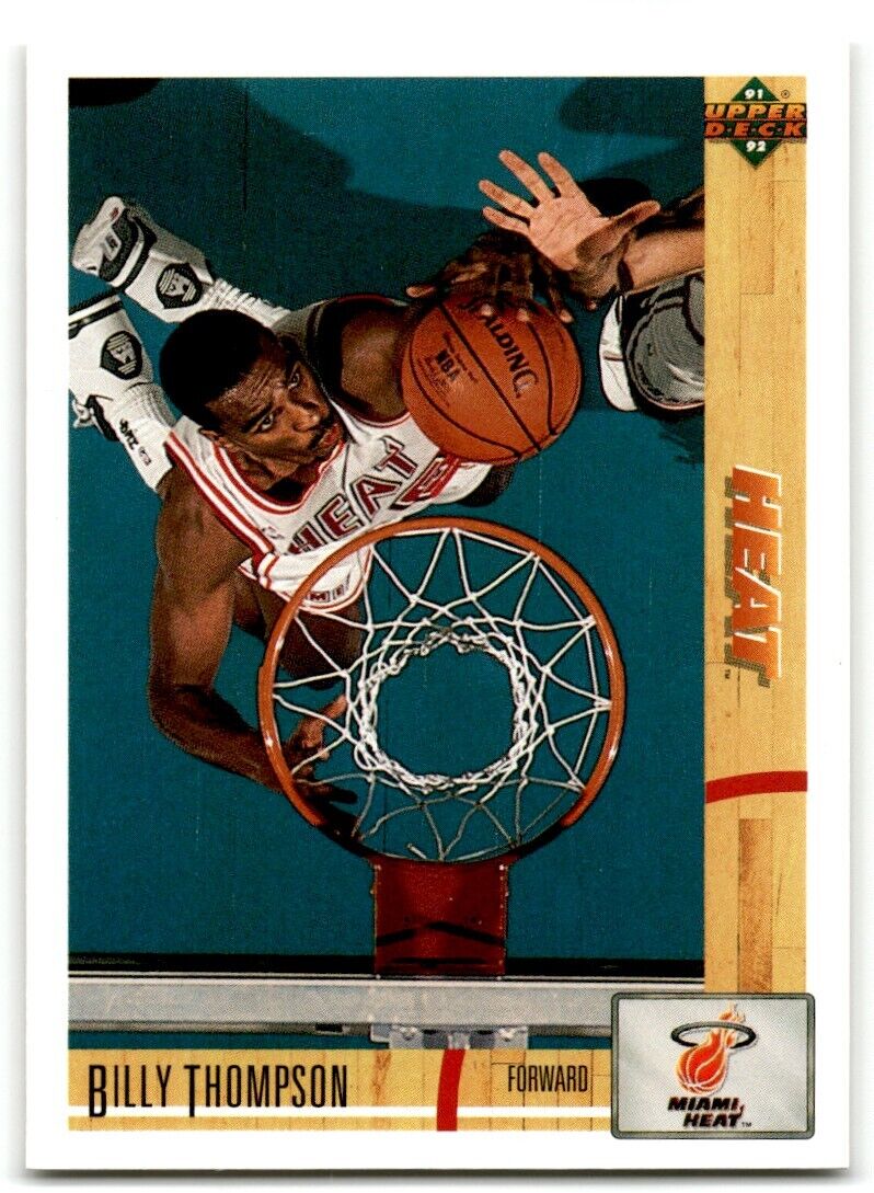 1991-92 Upper Deck Billy Thompson Miami Heat #196