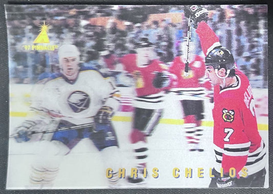 1996-97 Pinnacle McDonald's 3D Ice Breakers Chris Chelios Chicago Blackhawks