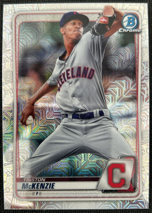 2020 Bowman Chrome Prospects Triston McKenzie Cleveland Indians #BCP-189