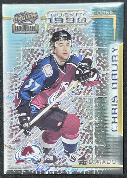 1999-00 Pacific Revolution Chris Drury Rookie Colorado Avalanche #34