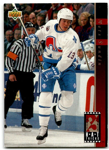 1993-94 Upper Deck Hat Tricks Mats Sundin Quebec Nordiques #HT20