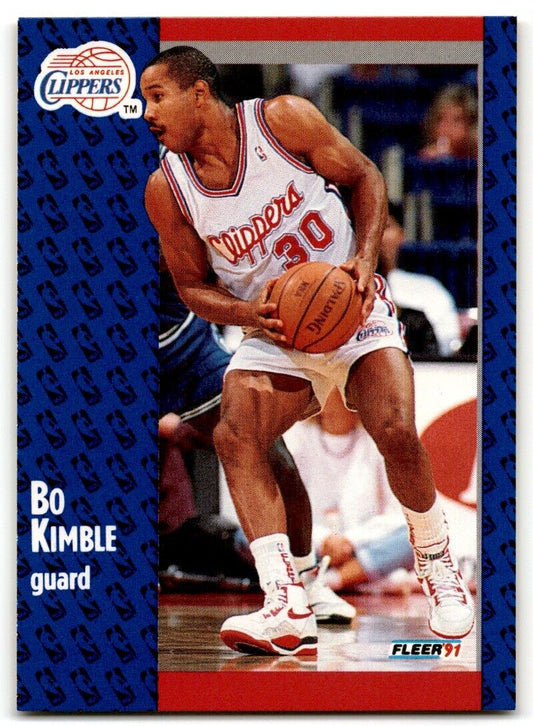 1991-92 Fleer Bo Kimble Los Angeles Clippers #91