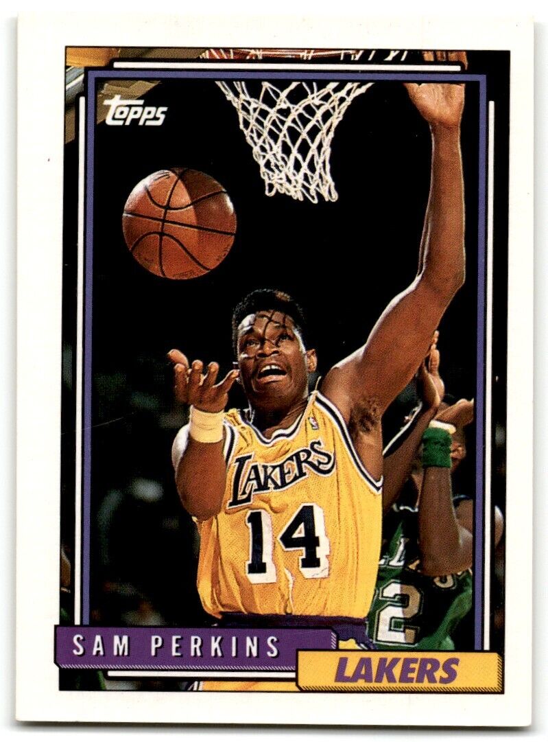 1992-93 Topps Sam Perkins Los Angeles Lakers #174