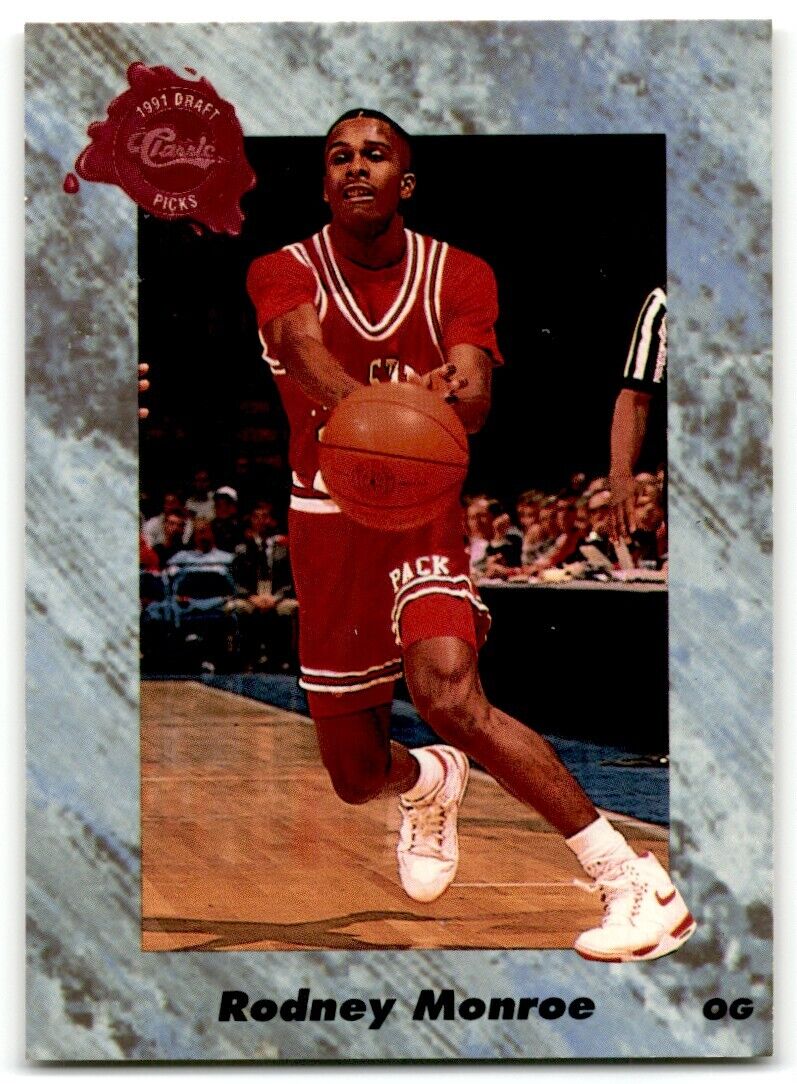 1991-92 Classic Rodney Monroe Rookie NC State Wolfpack #168