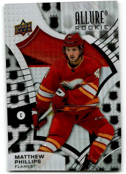 2021-22 Upper Deck Allure Matthew Phillips Rookie Calgary Flames #118