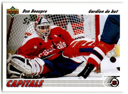 1991-92 Upper Deck Don Beaupre Washington Capitals #197