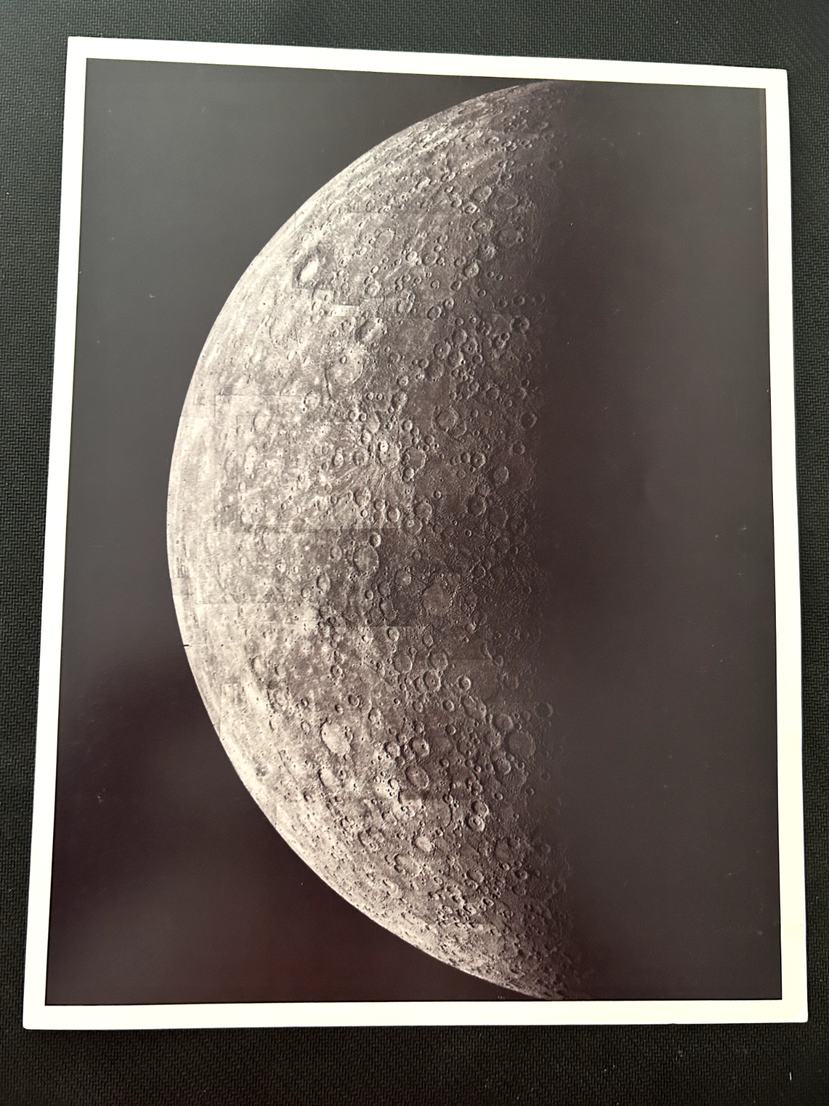 NASA Jet Propulsion Laboratory - Mariner 10 - Mercury litho