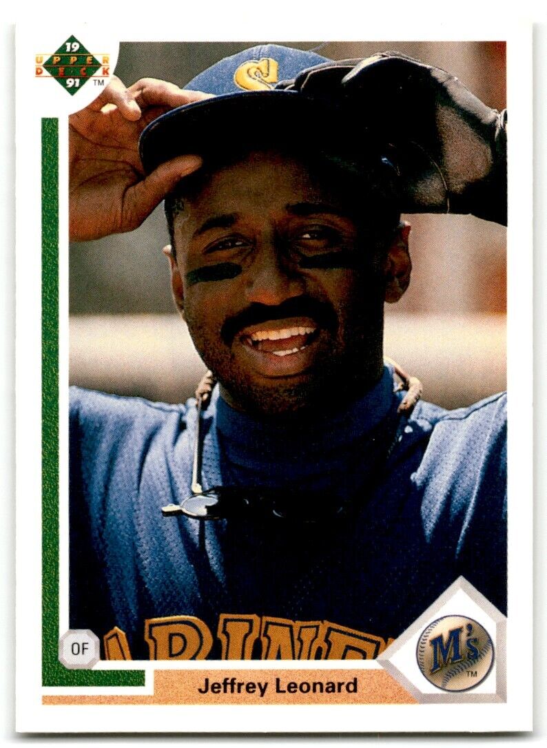 1991 Upper Deck Jeffrey Leonard Seattle Mariners #107