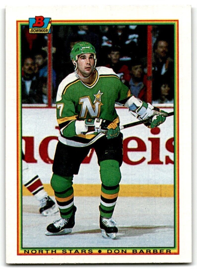 1990-91 Bowman Don Barber Rookie Minnesota North Stars #179