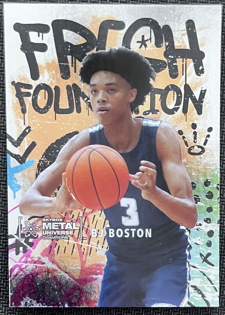 2021-22 Skybox Metal Universe Fresh Foundation B.J, Boston Rookie #FF48