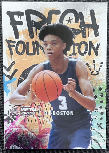 2021-22 Skybox Metal Universe Fresh Foundation B.J, Boston Rookie #FF48