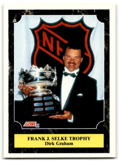 1991-92 Score American Dirk Graham (Frank J. Selke Trophy) Chicago Blackhawks