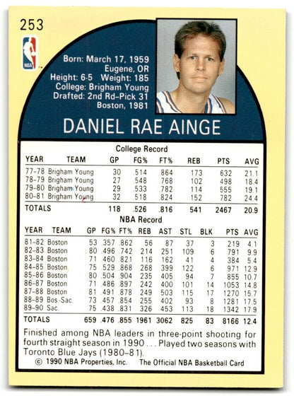 1990-91 Hoops Danny Ainge Sacramento Kings #253