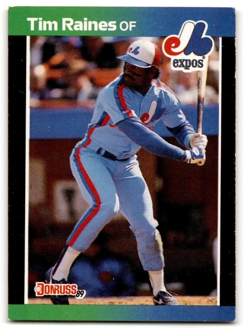 1989 Donruss Tim Raines Montreal Expos #97