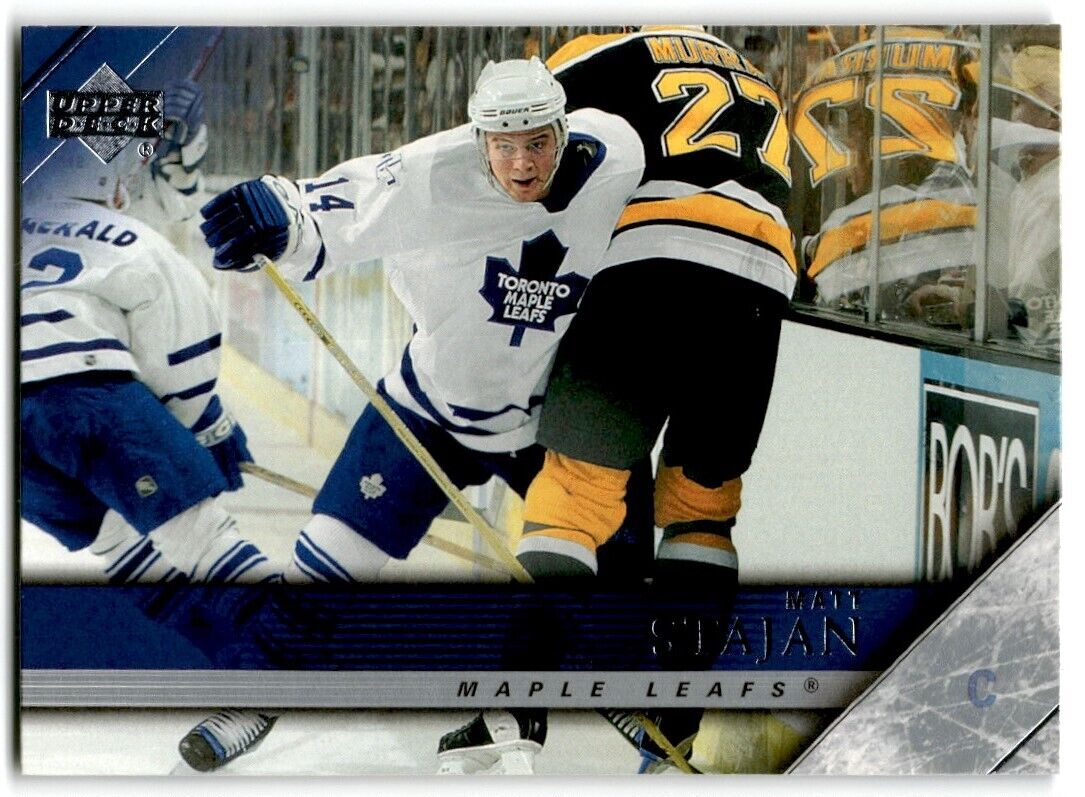 2005-06 Upper Deck Matt Stajan Toronto Maple Leafs #178