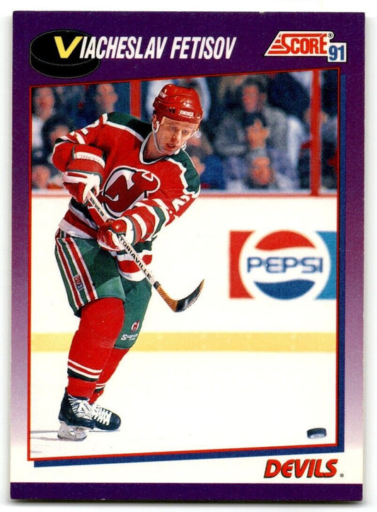 1991-92 Score Viacheslav Fetisov New Jersey Devils #184