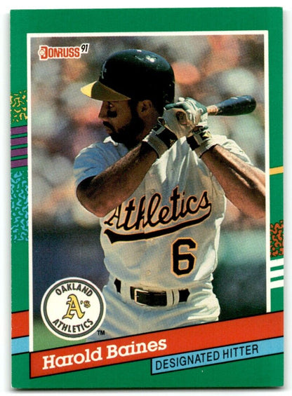 1991 Donruss Harold Baines Oakland Athletics #748