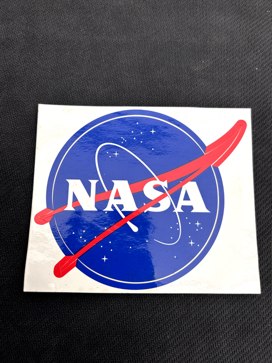 NASA 4 inches meatball logo decal vinyl - sticker