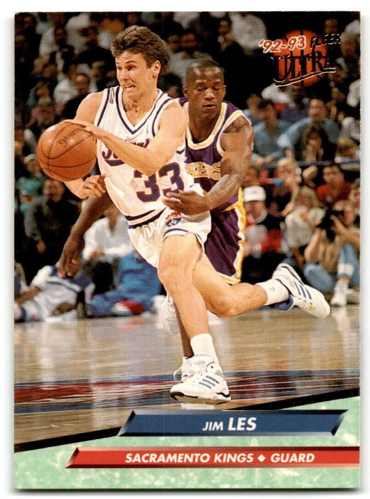 1992-93 Ultra Jim Les Sacramento Kings #350