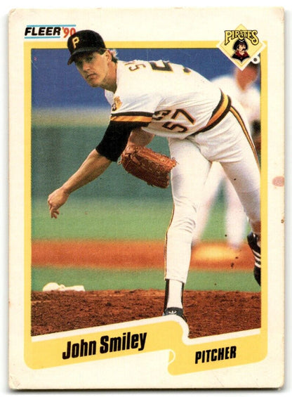 1990 Fleer John Smiley Pittsburgh Pirates #480