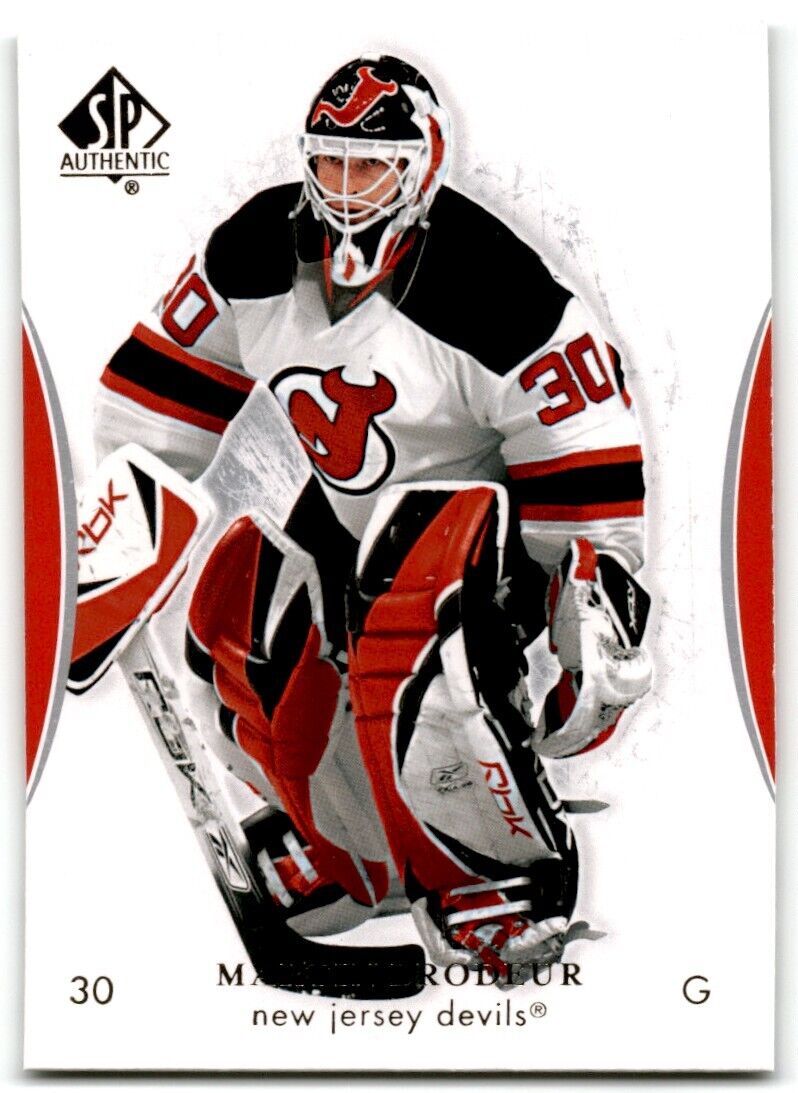 2008-09 SP Authentic Martin Brodeur New Jersey Devils #45