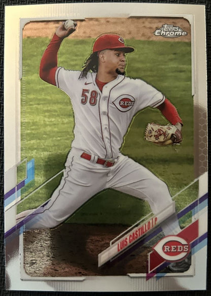 2021 Topps Chrome Luis Castillo Rookie Cincinnati Reds #31