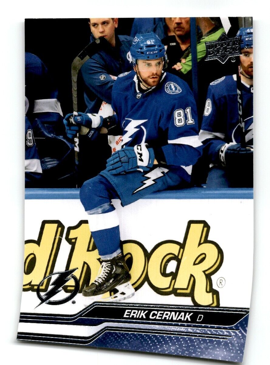 2023-24 Upper Deck Erik Cernak Tampa Bay Lightning #165